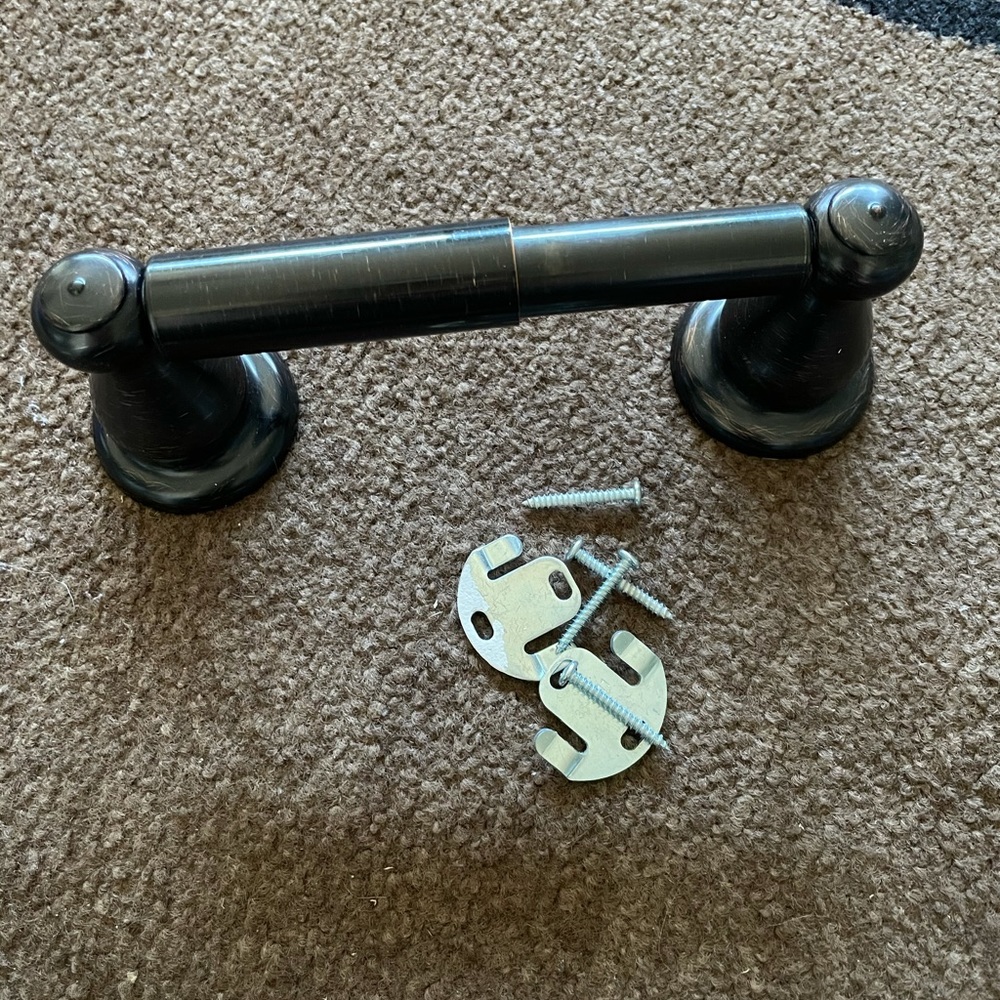 Delta antique bronze toilet paper holder